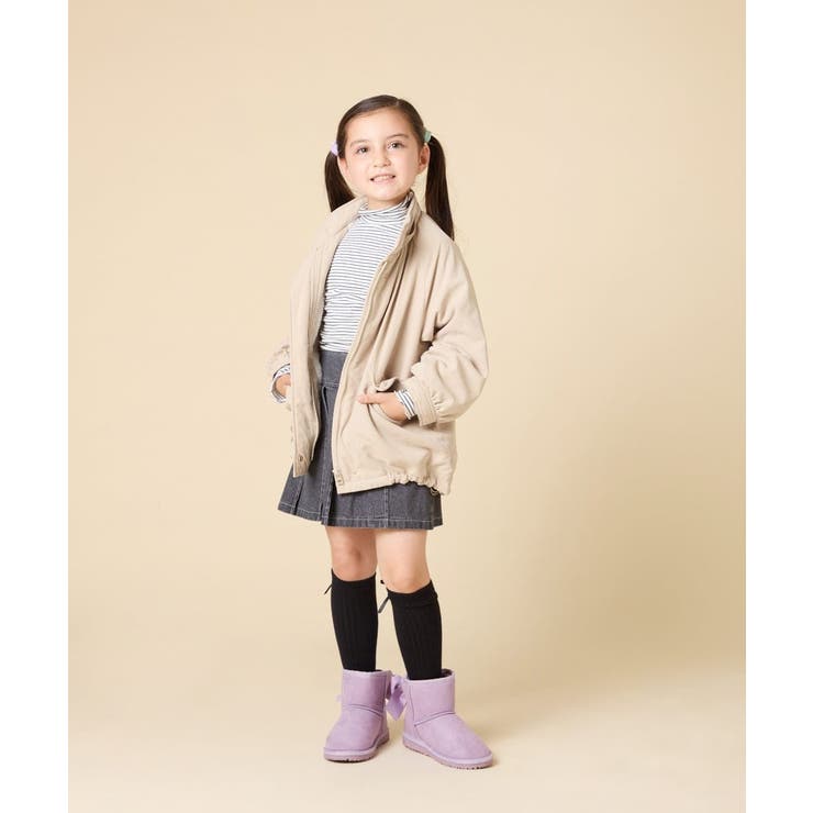 リボン付フェイクムートンブーツ | a.v.v【KIDS】 | 詳細画像17 