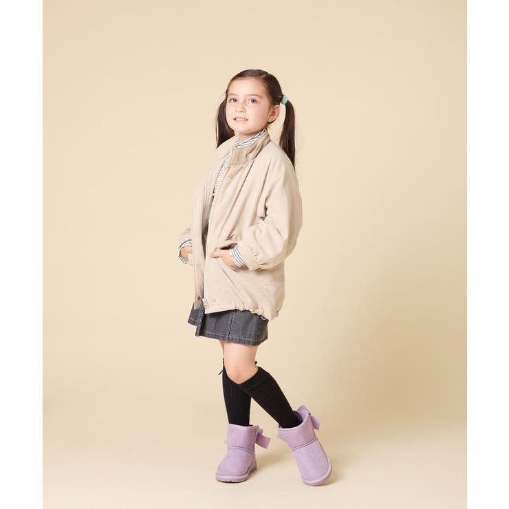 リボン付フェイクムートンブーツ | a.v.v【KIDS】 | 詳細画像18 