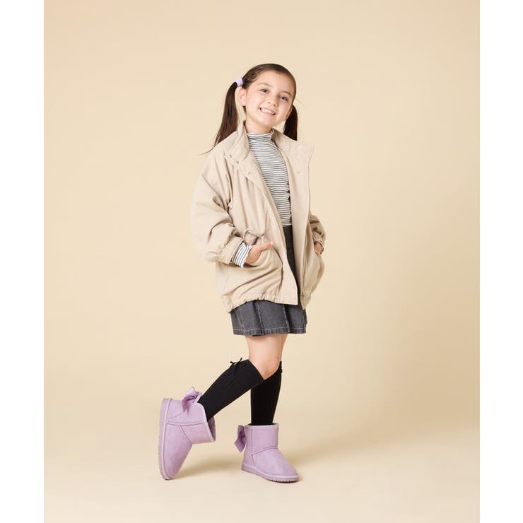 リボン付フェイクムートンブーツ | a.v.v【KIDS】 | 詳細画像19 