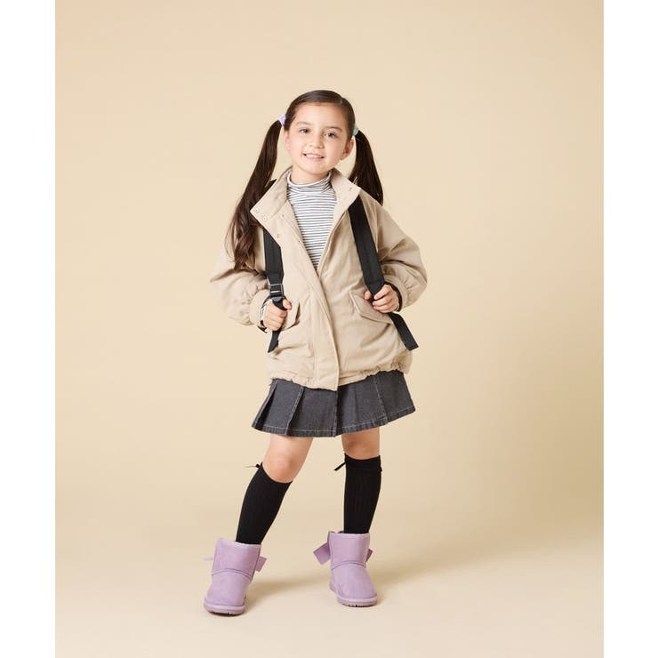 リボン付フェイクムートンブーツ | a.v.v【KIDS】 | 詳細画像20 