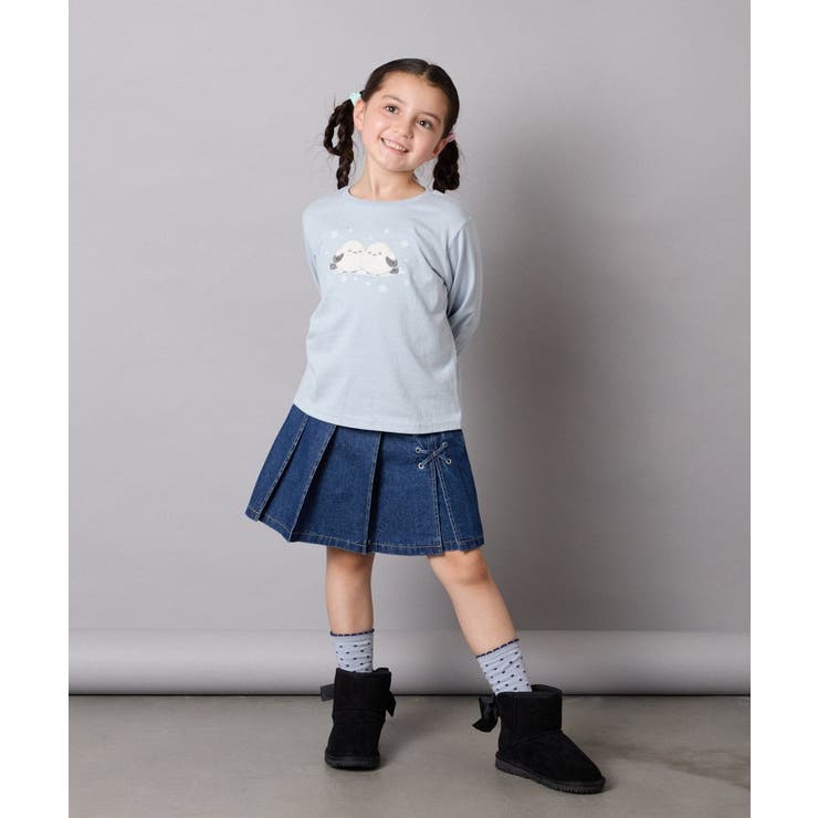 リボン付フェイクムートンブーツ | a.v.v【KIDS】 | 詳細画像29 