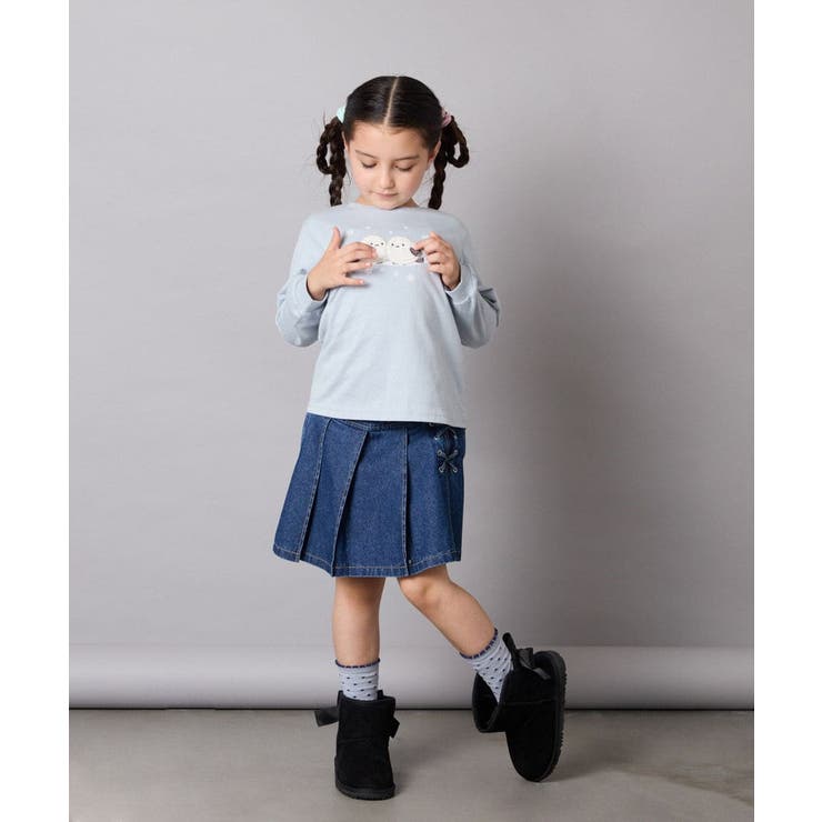 リボン付フェイクムートンブーツ | a.v.v【KIDS】 | 詳細画像30 