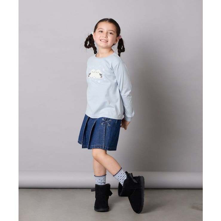 リボン付フェイクムートンブーツ | a.v.v【KIDS】 | 詳細画像31 