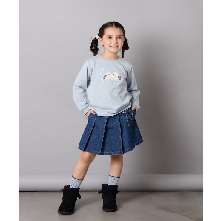 リボン付フェイクムートンブーツ | a.v.v【KIDS】 | 詳細画像32 