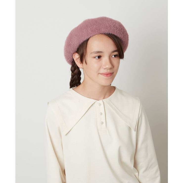 ピンク | [KIDS]シャギーべレー帽 | a.v.v【KIDS】