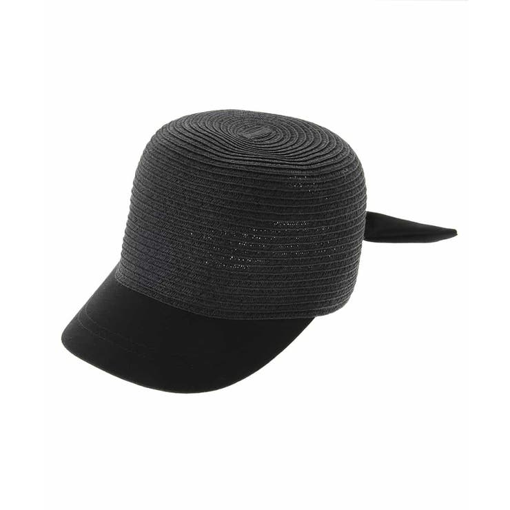 ブラック | [KIDS]バックリボンブレードキャップ | a.v.v【KIDS】