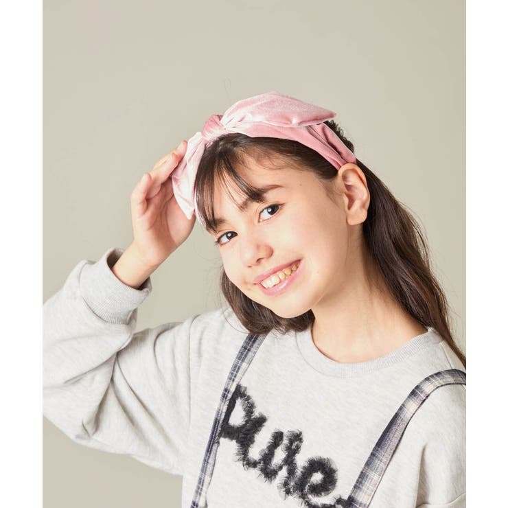 [KIDS]ベロアリボンカチューシャ | a.v.v【KIDS】 | 詳細画像2 