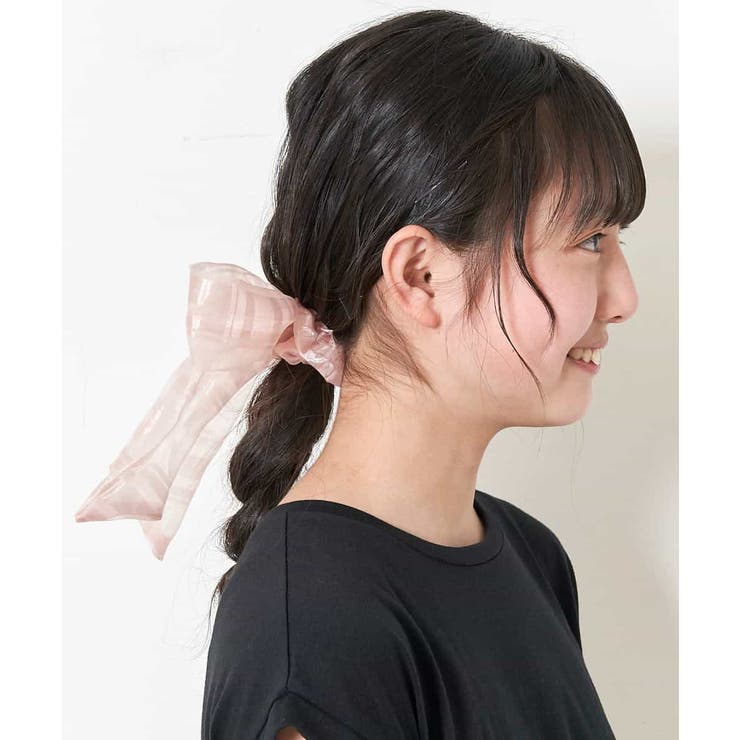 [KIDS]シアーチェックビッグリボンシュシュ | a.v.v【KIDS】 | 詳細画像6 