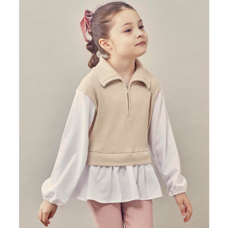 KIDS]ベロアリボンポニー[品番：ITKW0006828]｜a.v.v【KIDS】（アーヴェヴェ）のキッズ ファッション通販｜SHOPLIST（ショップリスト）