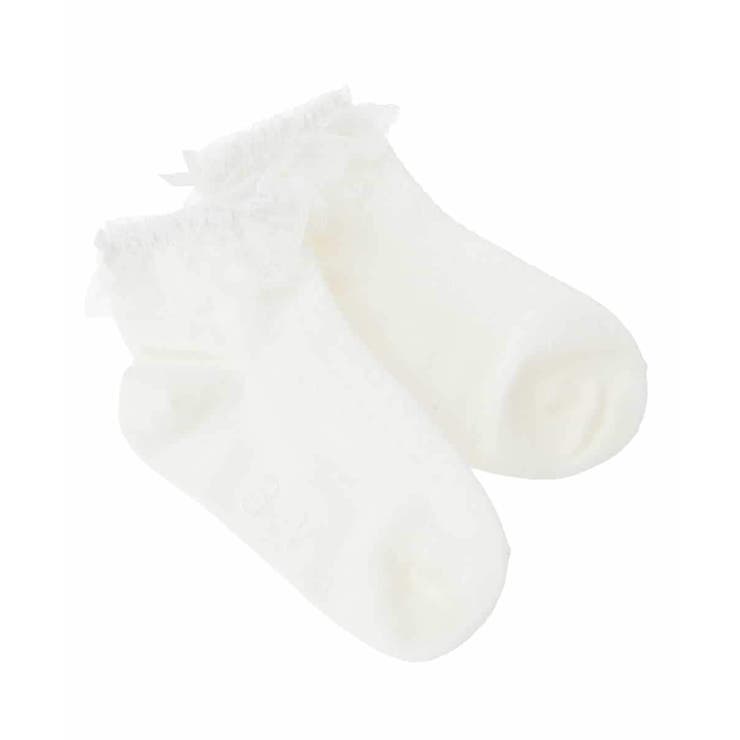 [16-18cm/19-21cm][セレモニー]レース付きショートソックス | a.v.v【KIDS】 | 詳細画像4 