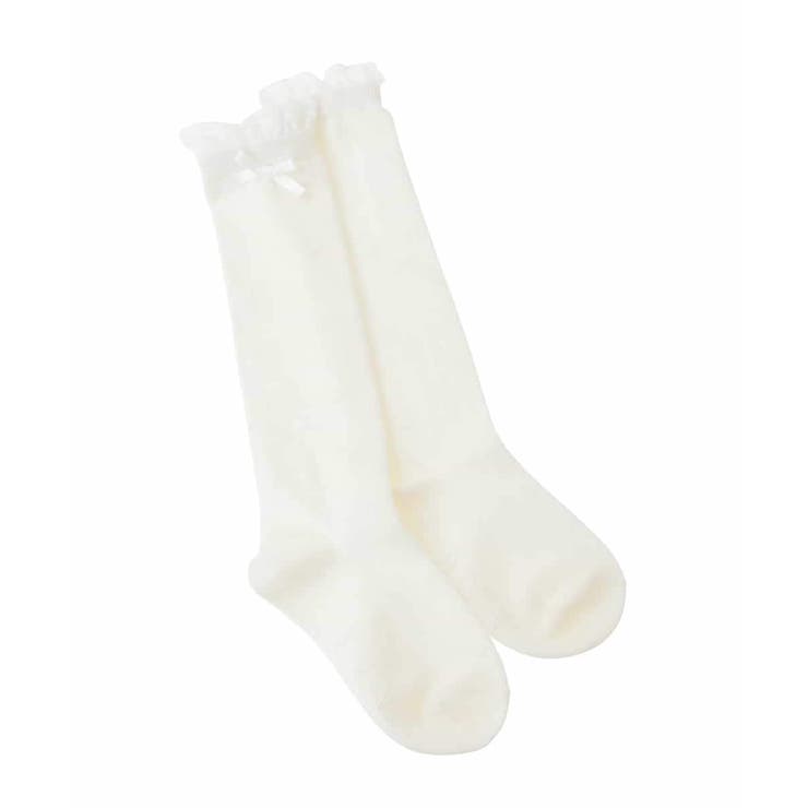 [16-18cm/19-21cm]【セレモニー】フリルリボンハイソックス | a.v.v【KIDS】 | 詳細画像11 