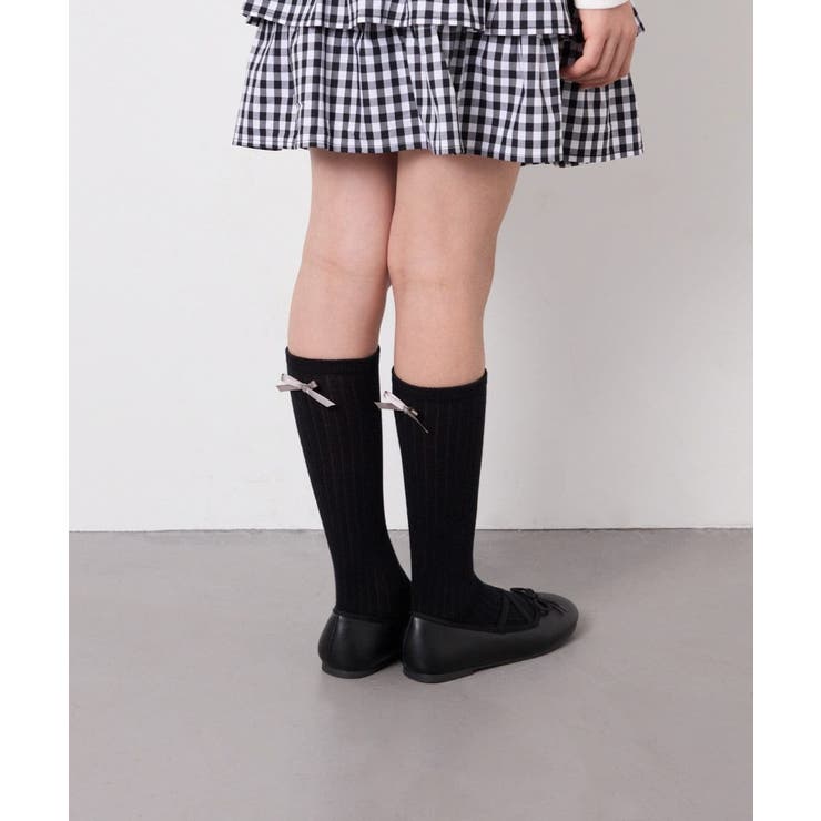 【19-21/22-24cm】バックリボンハイソックス | a.v.v【KIDS】 | 詳細画像9 