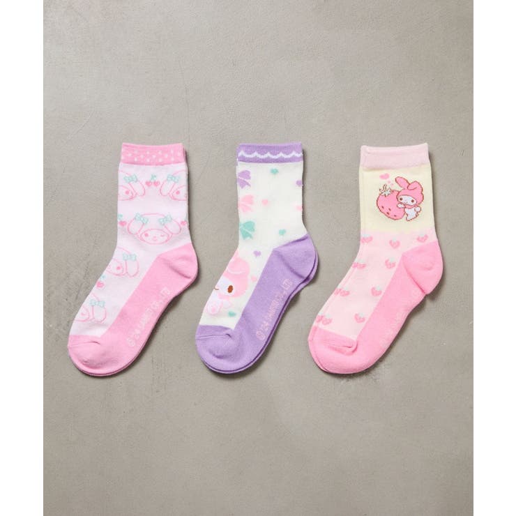 [KIDS]【マイメロディ】3Pソックスセット | a.v.v【KIDS】 | 詳細画像1 