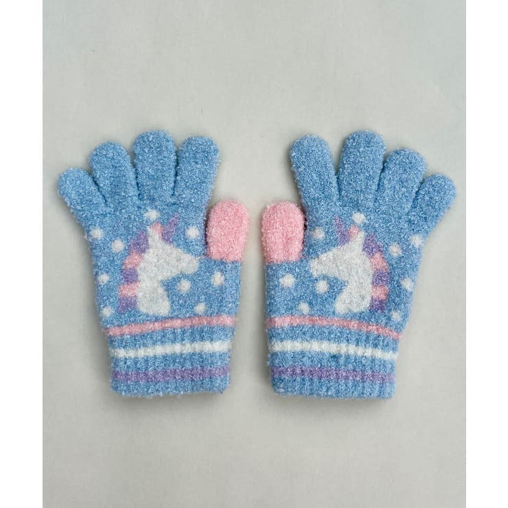 ライトブルー | [KIDS]ユニコーンマシュマロ手袋 | a.v.v【KIDS】