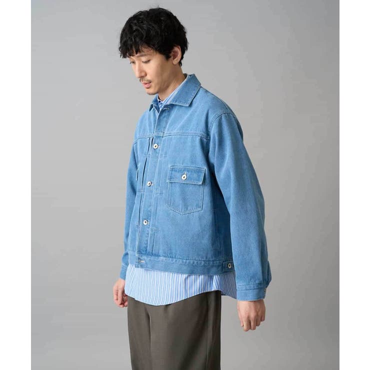 【洗濯機で洗える/毛玉になりにくい】ワイドストレッチストライプシャツ | a.v.v【MEN】 | 詳細画像24 