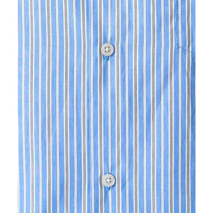 【洗濯機で洗える/毛玉になりにくい】ワイドストレッチストライプシャツ | a.v.v【MEN】 | 詳細画像38 