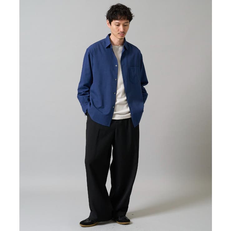 【接触冷感/イージーケア】ワイドシルエットシャツ【春リライト2】 | a.v.v【MEN】 | 詳細画像10 