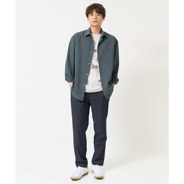 【接触冷感/イージーケア】ワイドシルエットシャツ【春リライト2】 | a.v.v【MEN】 | 詳細画像15 