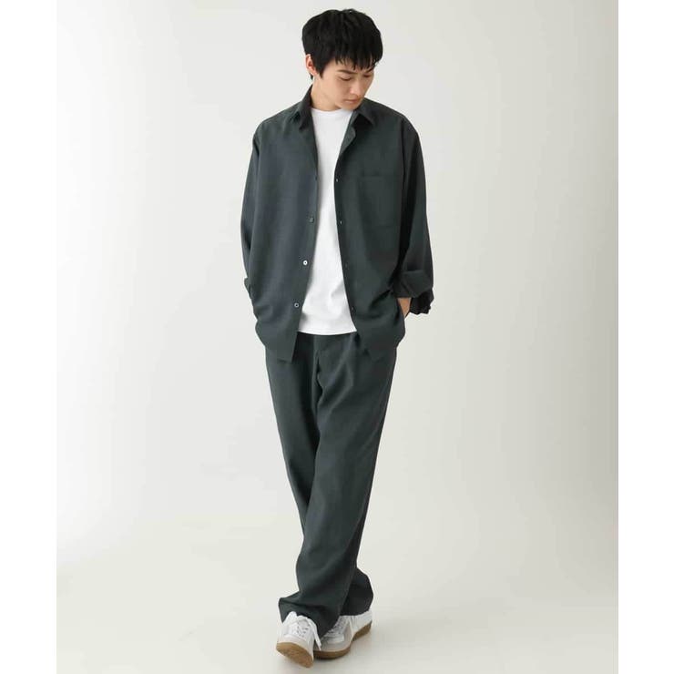 【接触冷感/イージーケア】ワイドシルエットシャツ【春リライト2】 | a.v.v【MEN】 | 詳細画像18 