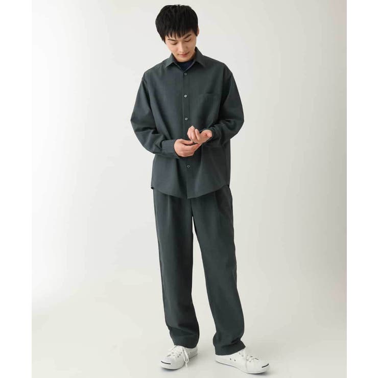 【接触冷感/イージーケア】ワイドシルエットシャツ【春リライト2】 | a.v.v【MEN】 | 詳細画像19 