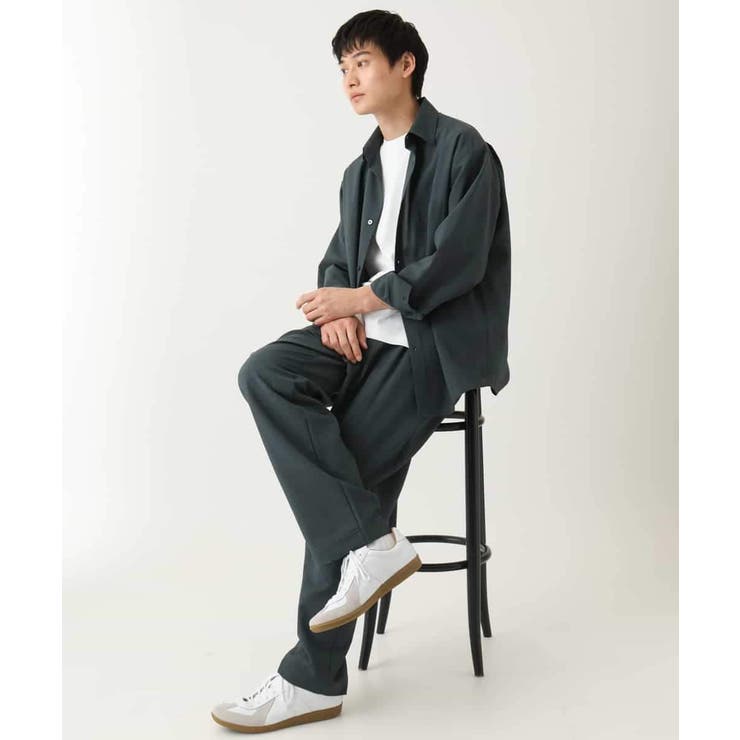 【接触冷感/イージーケア】ワイドシルエットシャツ【春リライト2】 | a.v.v【MEN】 | 詳細画像21 