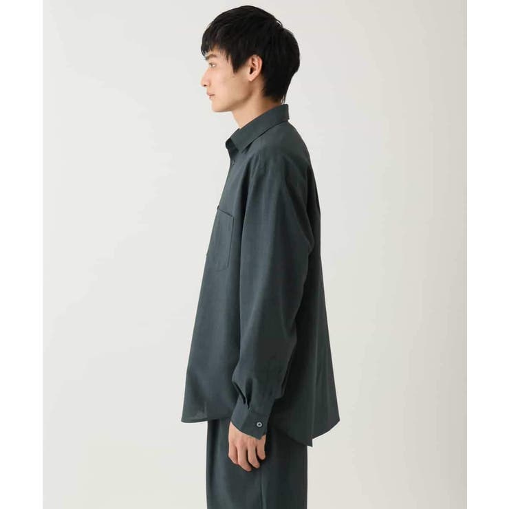 【接触冷感/イージーケア】ワイドシルエットシャツ【春リライト2】 | a.v.v【MEN】 | 詳細画像27 