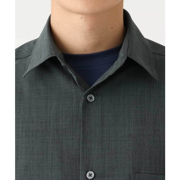 【接触冷感/イージーケア】ワイドシルエットシャツ【春リライト2】 | a.v.v【MEN】 | 詳細画像29 