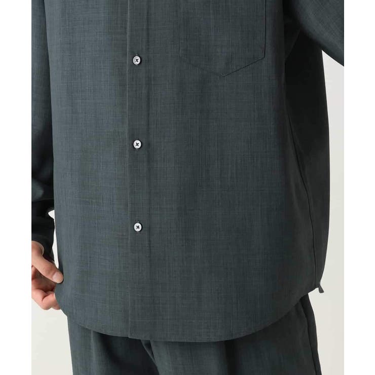 【接触冷感/イージーケア】ワイドシルエットシャツ【春リライト2】 | a.v.v【MEN】 | 詳細画像31 