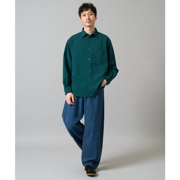 【接触冷感/イージーケア】ワイドシルエットシャツ【春リライト2】 | a.v.v【MEN】 | 詳細画像5 