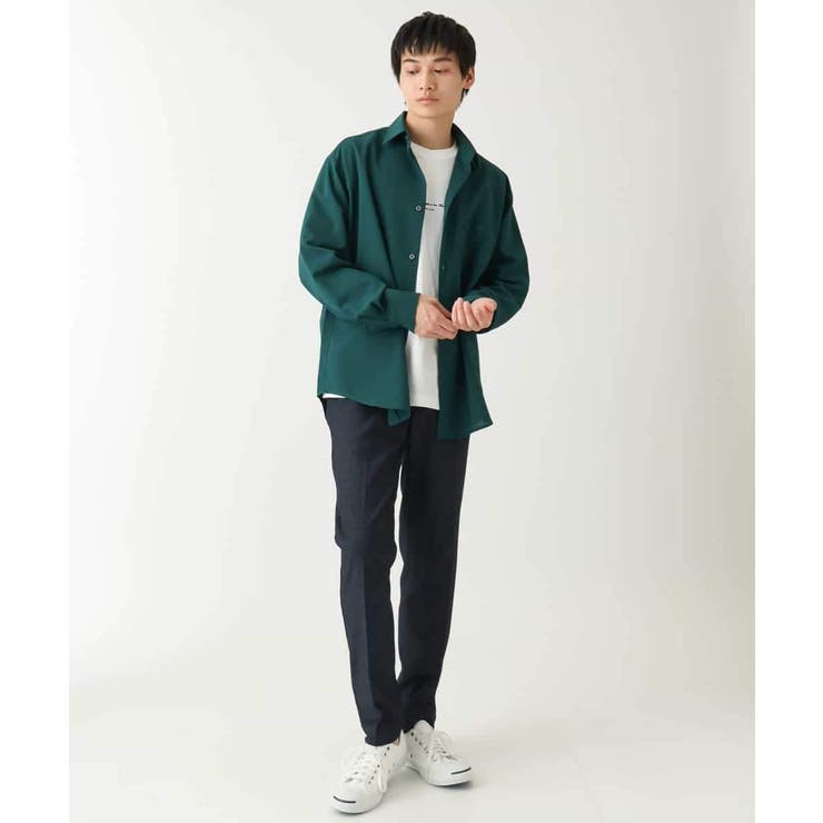 【接触冷感/イージーケア】ワイドシルエットシャツ【春リライト2】 | a.v.v【MEN】 | 詳細画像8 