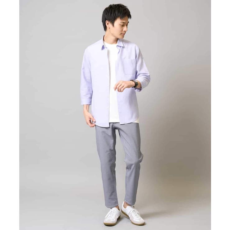 リネン混7分袖シャツ | a.v.v【MEN】 | 詳細画像28 