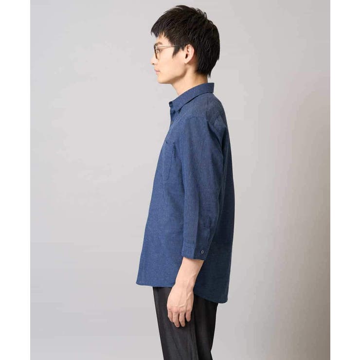 リネン混7分袖シャツ | a.v.v【MEN】 | 詳細画像40 