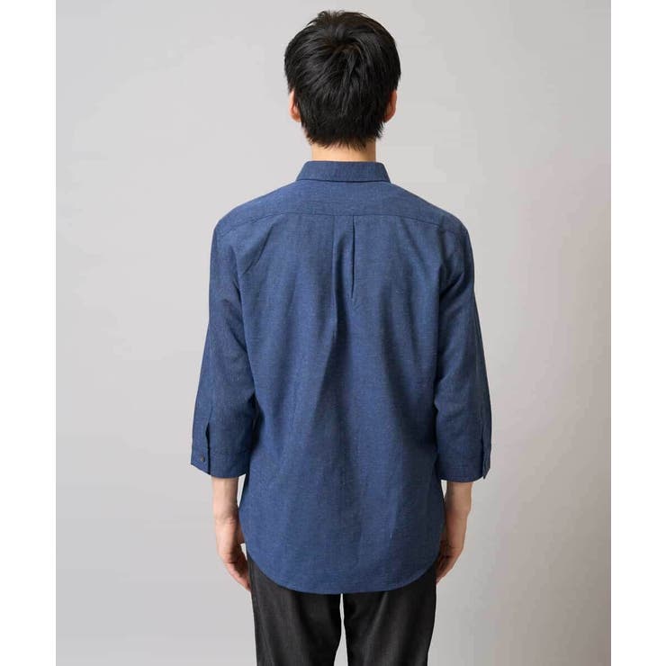 リネン混7分袖シャツ | a.v.v【MEN】 | 詳細画像41 