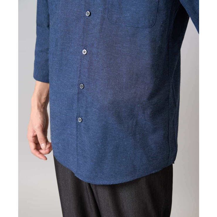 リネン混7分袖シャツ | a.v.v【MEN】 | 詳細画像44 
