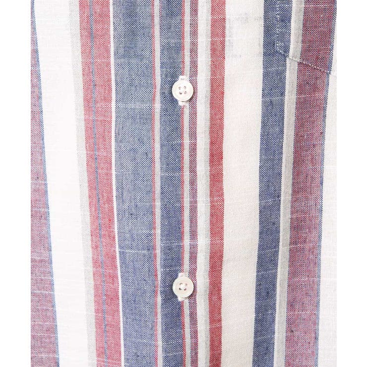 【洗濯機で洗える】マルチストライプワイドシルエットシャツ | a.v.v【MEN】 | 詳細画像22 