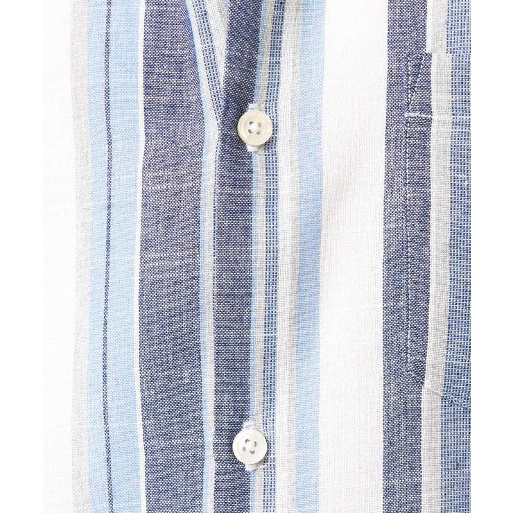 【洗濯機で洗える】マルチストライプワイドシルエットシャツ | a.v.v【MEN】 | 詳細画像23 