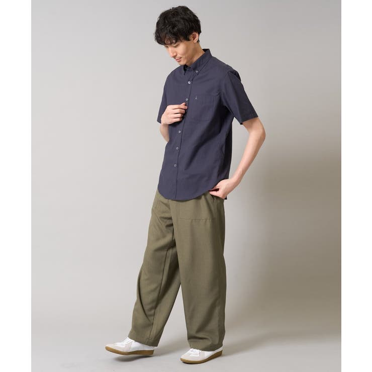 オックス ワンポイント刺繍半袖シャツ | a.v.v【MEN】 | 詳細画像12 