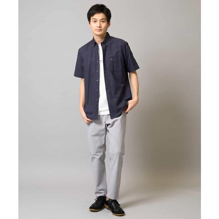 オックス ワンポイント刺繍半袖シャツ | a.v.v【MEN】 | 詳細画像13 