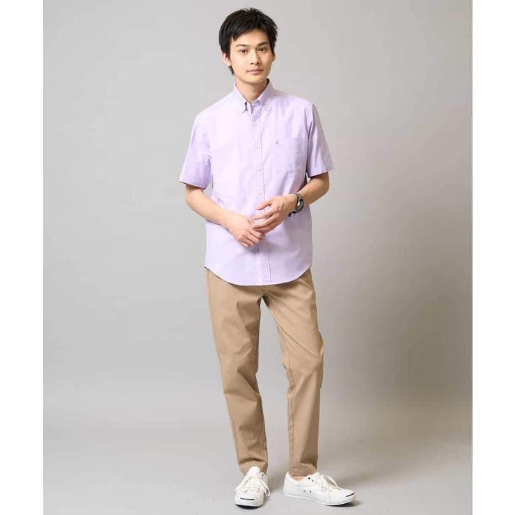 オックス ワンポイント刺繍半袖シャツ | a.v.v【MEN】 | 詳細画像21 