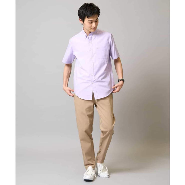 オックス ワンポイント刺繍半袖シャツ | a.v.v【MEN】 | 詳細画像22 