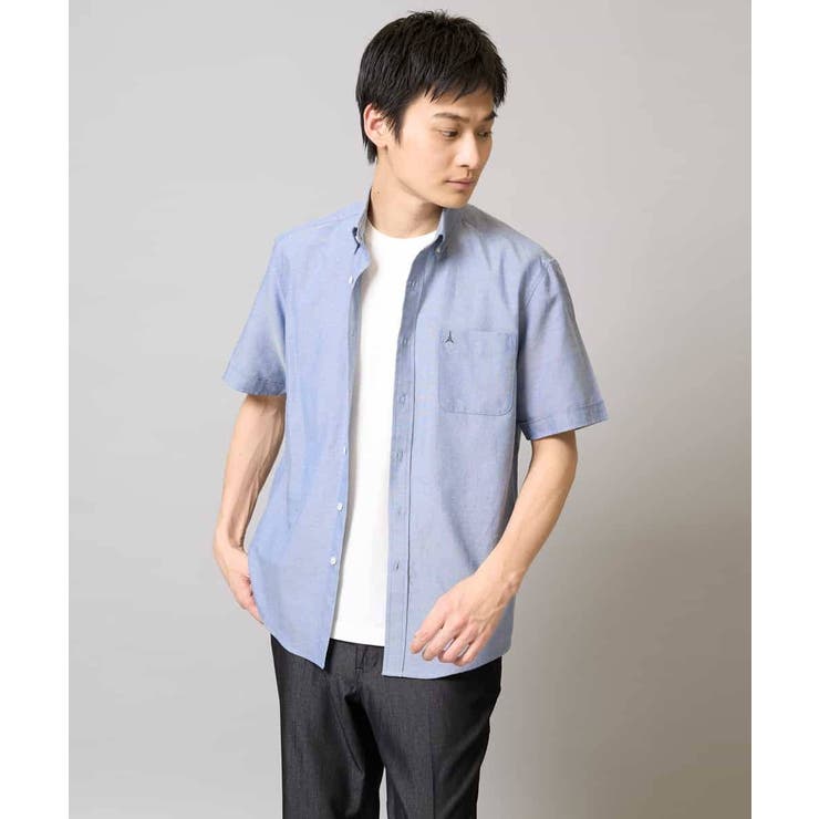 オックス ワンポイント刺繍半袖シャツ | a.v.v【MEN】 | 詳細画像24 