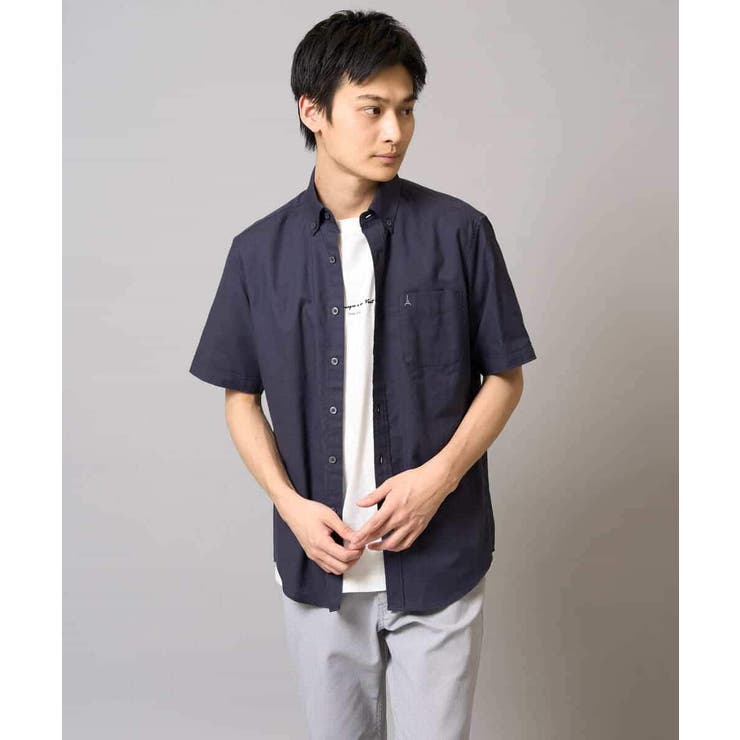 オックス ワンポイント刺繍半袖シャツ | a.v.v【MEN】 | 詳細画像26 