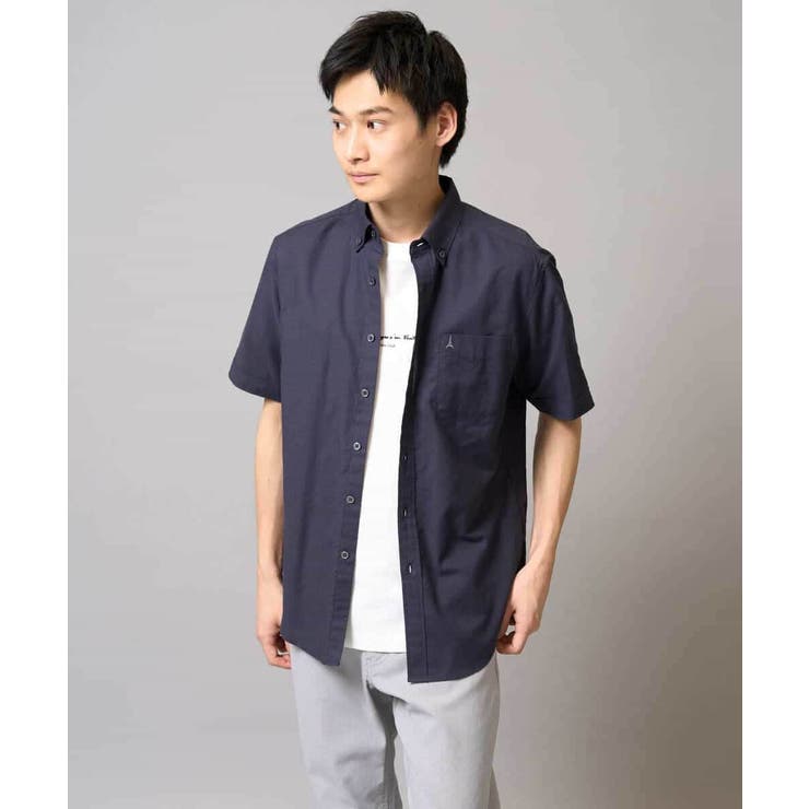 オックス ワンポイント刺繍半袖シャツ | a.v.v【MEN】 | 詳細画像27 