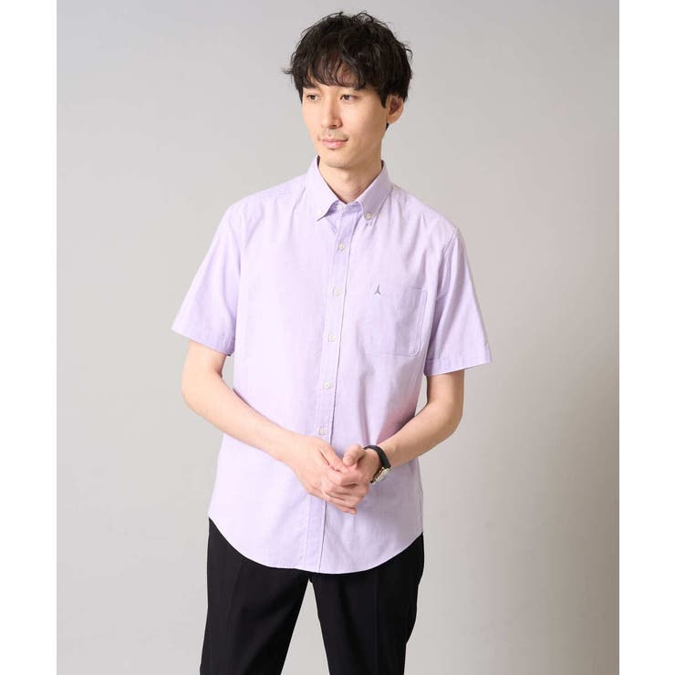 オックス ワンポイント刺繍半袖シャツ | a.v.v【MEN】 | 詳細画像29 