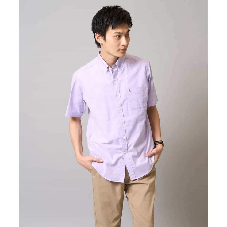 オックス ワンポイント刺繍半袖シャツ | a.v.v【MEN】 | 詳細画像31 