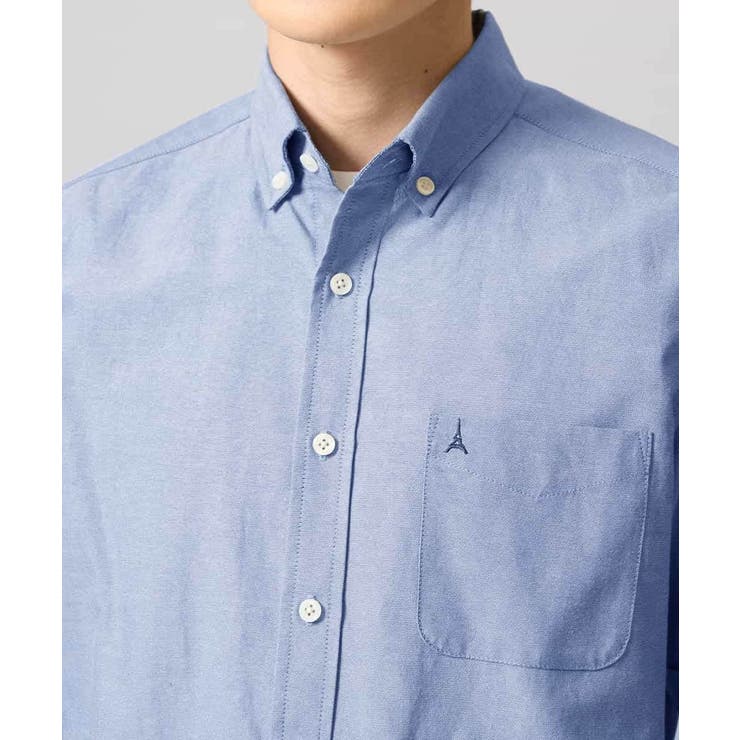 オックス ワンポイント刺繍半袖シャツ | a.v.v【MEN】 | 詳細画像37 