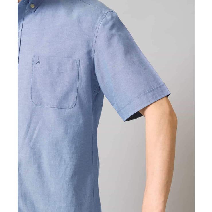 オックス ワンポイント刺繍半袖シャツ | a.v.v【MEN】 | 詳細画像38 