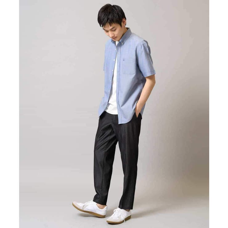 オックス ワンポイント刺繍半袖シャツ | a.v.v【MEN】 | 詳細画像9 