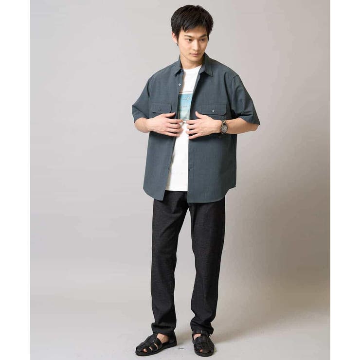 【速乾/イージーケア】Wポケットシャツ【夏リライト】 | a.v.v【MEN】 | 詳細画像15 