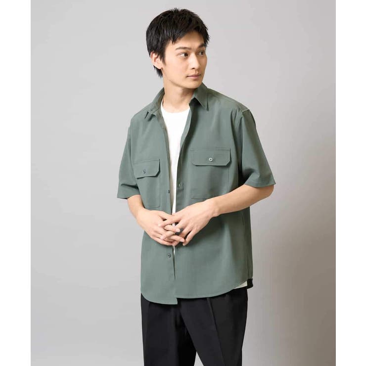 【速乾/イージーケア】Wポケットシャツ【夏リライト】 | a.v.v【MEN】 | 詳細画像16 